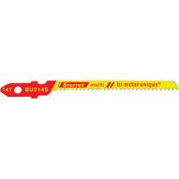 Unified Shank&reg; Jig Saw Blades, Bi-Metal, 2" L, 14 TPI R.M.G. Prévention