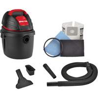 Portable Shop Vacuum, Wet-Dry, 2.5 HP, 2.5 US Gal. (9.5 Litres) R.M.G. Prévention