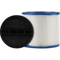 CleanStream&reg; Gore&reg; Wet/Dry Vacuum Filter, Cartridge/Hepa, Fits 5 US gal. R.M.G. Prévention