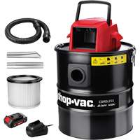 Cordless Ash Vacuum, 20 V, 5 gal. Capacity R.M.G. Prévention