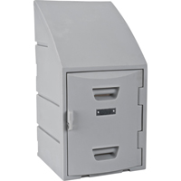 Locker, 15" x 15" x 31", Grey, Assembled R.M.G. Prévention