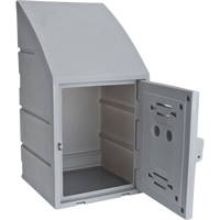 Locker, 15" x 15" x 31", Grey, Assembled R.M.G. Prévention