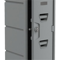 Locker, 12" x 15" x 36", Grey, Assembled R.M.G. Prévention