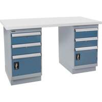 &eacute;tabli pr&eacute;conçu, 72" la x 30" p x 34" h, Capacit&eacute; 2500 lb R.M.G. Prévention