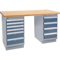 Pre-Designed Workbench, 72" W x 36" D x 34" H, 2500 lbs. Capacity R.M.G. Prévention