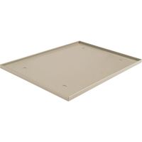 Fond de casier, Convient aux casiers 12" x 18", Beige, Plastique R.M.G. Prévention
