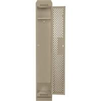 Casiers Clean Line, 12" x 15" x 82", Acier, Beige, Rivet (assembl&eacute;), Perfor&eacute; R.M.G. Prévention