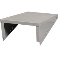 Clean Line Economy Lockers Slope Top, 1 Bank, 18" D x 12" W x 6" H, Grey, Steel R.M.G. Prévention