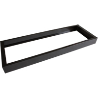 Base encastr&eacute;e pour casiers robustes enti&egrave;rement soud&eacute;e Concorde, 4 Blocs, 4" lo x 48" la x 17" p, Noir, Acier R.M.G. Prévention