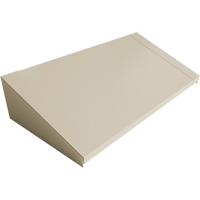 All-Welded Concorde - Heavy-Duty Lockers Sloping Top, 3 Bank, 18" D x 36" W x 6" H, Beige, Steel R.M.G. Prévention
