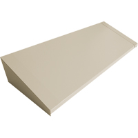 All-Welded Concorde - Heavy-Duty Lockers Sloping Top, 4 Bank, 18" D x 48" W x 6" H, Beige, Steel R.M.G. Prévention
