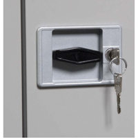 Deep Hi-Boy Storage Cabinet, Steel, 4 Shelves, 72" H x 36" W x 24" D, Charcoal R.M.G. Prévention