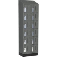 Casiers robustes Concorde, 6 niveaux, Bloc de 2, 24" x 18" x 82", Acier, Charbon, Soud&eacute; (assembl&eacute;) R.M.G. Prévention