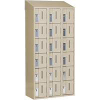 Casiers robustes Concorde, 6 niveaux, Bloc de 3, 36" x 18" x 78", Acier, Beige, Soud&eacute; (assembl&eacute;) R.M.G. Prévention