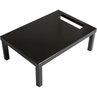 Base autoportante pour casiers robustes enti&egrave;rement soud&eacute;e Concorde, 1 Blocs, 6" lo x 12" la x 18" p, Noir, Acier R.M.G. Prévention