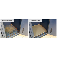 Fond de casier, Convient aux casiers 12" x 18", Gris p&acirc;le, Plastique R.M.G. Prévention