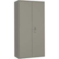 Hi-Boy Storage Cabinet, Steel, 4 Shelves, 72" H x 36" W x 18" D, Grey R.M.G. Prévention