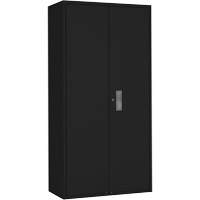 Combination Storage Cabinet, Steel, 6 Shelves, 72" H x 36" W x 18" D, Black R.M.G. Prévention