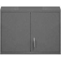 Armoire murale, 27" h x 29-7/8" la x 13-11/16" p, 2 tablettes, Acier, Gris R.M.G. Prévention