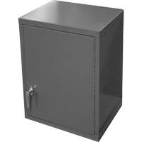 Armoire murale, 27" h x 13-11/16" la x 18" p, 2 tablettes, Acier, Gris R.M.G. Prévention