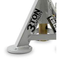 Performance Shorty Low Profile Jack Stands, 3 tons Capacity, 11" - 17" H R.M.G. Prévention