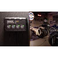 Genius&reg; 2X4 4-Bank, 8-Amp Battery Charger R.M.G. Prévention