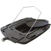 Bac de vidange d'huile pour camion &agrave; profil bas avec couvercle R.M.G. Prévention