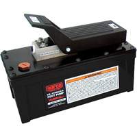 Pompe hydraulique &agrave; air de 10 000 PSI op&eacute;r&eacute;e par le pied R.M.G. Prévention