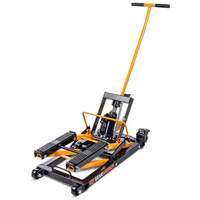 ATV and Motorcycle Jack, 0.75 Ton(s) Capacity, 4-2/3" Lowered, 14-1/2" Raised, Manual Hydraulic R.M.G. Prévention
