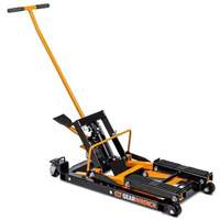 ATV and Motorcycle Jack, 0.75 Ton(s) Capacity, 4-2/3" Lowered, 14-1/2" Raised, Manual Hydraulic R.M.G. Prévention