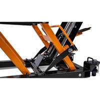 ATV and Motorcycle Jack, 0.75 Ton(s) Capacity, 4-2/3" Lowered, 14-1/2" Raised, Manual Hydraulic R.M.G. Prévention