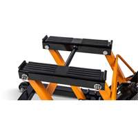 ATV and Motorcycle Jack, 0.75 Ton(s) Capacity, 4-2/3" Lowered, 14-1/2" Raised, Manual Hydraulic R.M.G. Prévention