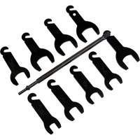 Jeu de 10 cl&eacute;s pneumatiques pour embrayage de ventilateur R.M.G. Prévention