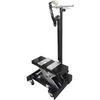Low Profile Floor Service Jack, 12 Ton(s) Capacity, 7-1/2" Lowered, 15" Raised, Air Hydraulic R.M.G. Prévention