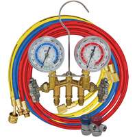 R134A 2-Way Brass Manifold Gauge Set R.M.G. Prévention