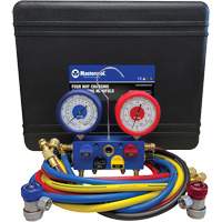 R134A 4-Way Aluminum Manifold Gauge Set R.M.G. Prévention