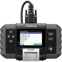 Testeur de batterie 12?V et de syst&egrave;mes 12?V/24?V BT600 avec imprimante int&eacute;gr&eacute;e R.M.G. Prévention