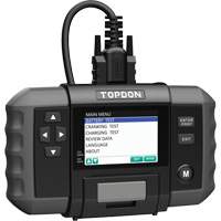 Testeur de batterie 12?V et de syst&egrave;mes 12?V/24?V BT600 avec imprimante int&eacute;gr&eacute;e R.M.G. Prévention