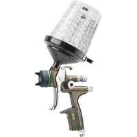 Pistolet de peinture de premi&egrave;re qualit&eacute; pour peinture automobile avec psi num&eacute;rique X5500 HVLP 1,2 I RPS D, Entr&eacute;e d'air 1/4" NPT, 15,19 pi³/min, Capacit&eacute; 0,6 L/0,9 L, 0,17 psi R.M.G. Prévention