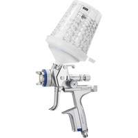 Pistolet de peinture 5000 B RP avec buse 1,2 et trois godets polyvalents RPS 0,3 l/0,6 l/0,9 L, Entr&eacute;e d'air 1/4" NPT, 10,24 pi³/min, Capacit&eacute; 0,3 L/0,6 L/0,9 L, 0,17 psi R.M.G. Prévention