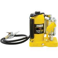 Pro Series Bottle Jack, 12 Ton(s), Air Hydraulic, 18-1/2" Raised Height R.M.G. Prévention