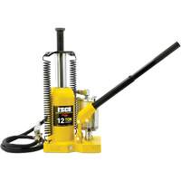 Pro Series Bottle Jack, 12 Ton(s), Air Hydraulic, 18-1/2" Raised Height R.M.G. Prévention