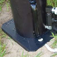 100-Ton Capacity Jack Support Plate R.M.G. Prévention