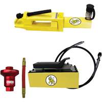 Ensemble de brise-talon pour pneus g&eacute;ants/&eacute;quipement de terrassement Yellow Jackit R.M.G. Prévention
