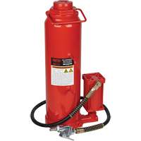 High Height Bottle Jack, 30 Ton(s), Air Hydraulic, 33-9/10" Raised Height R.M.G. Prévention