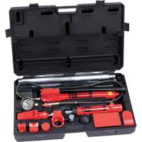 Trousse de r&eacute;paration pour collision et entretien, capacit&eacute; 10 tonnes, avec adaptateurs forg&eacute;s R.M.G. Prévention