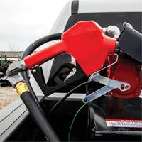 Pistolet de distribution automatique rouge pour essence R.M.G. Prévention