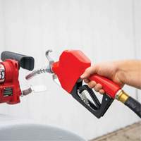 Pistolet de distribution automatique rouge pour essence R.M.G. Prévention