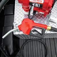 Pistolet de distribution automatique rouge pour essence R.M.G. Prévention