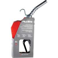 Pistolet de distribution automatique rouge pour essence R.M.G. Prévention